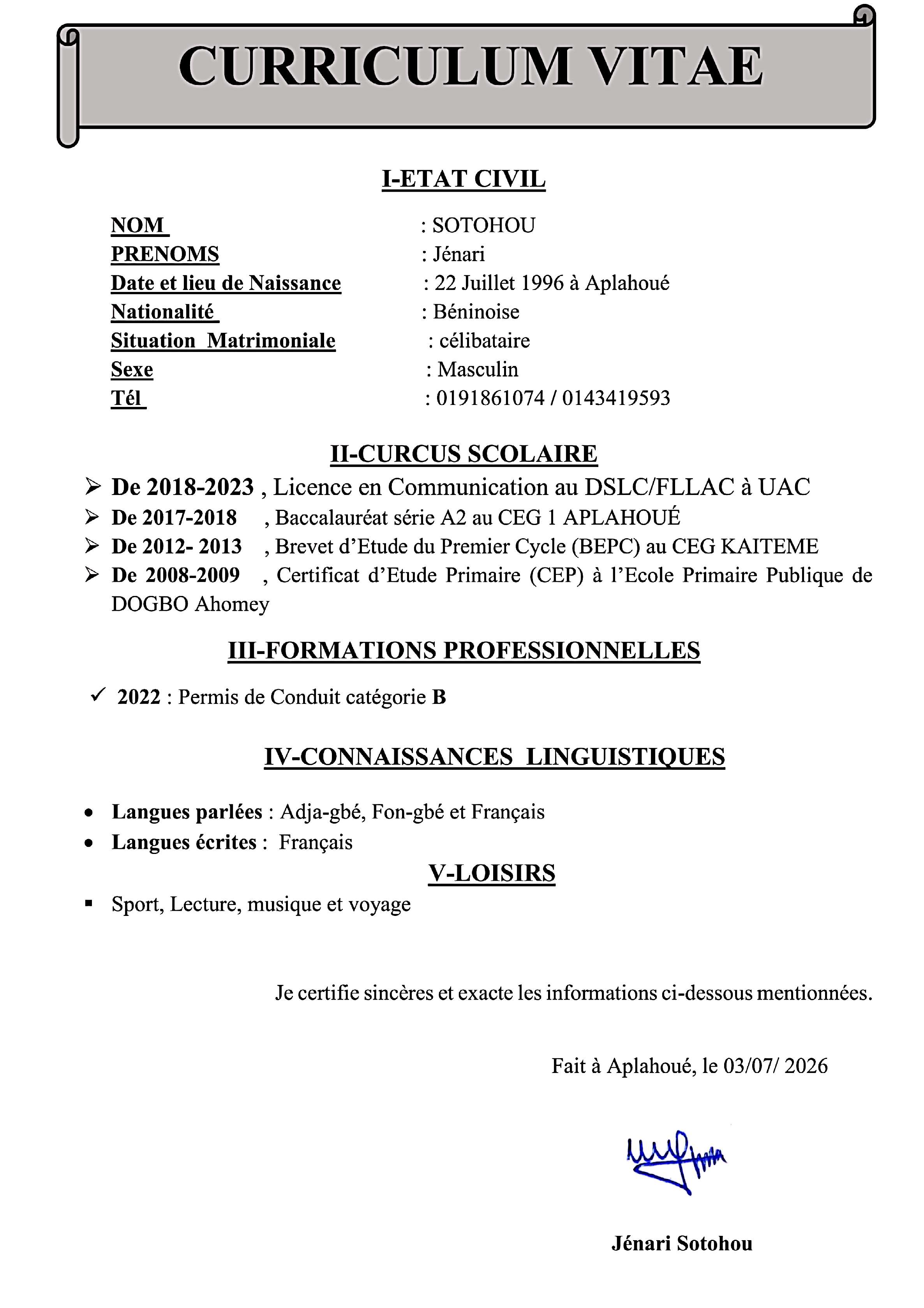 Assistant RH