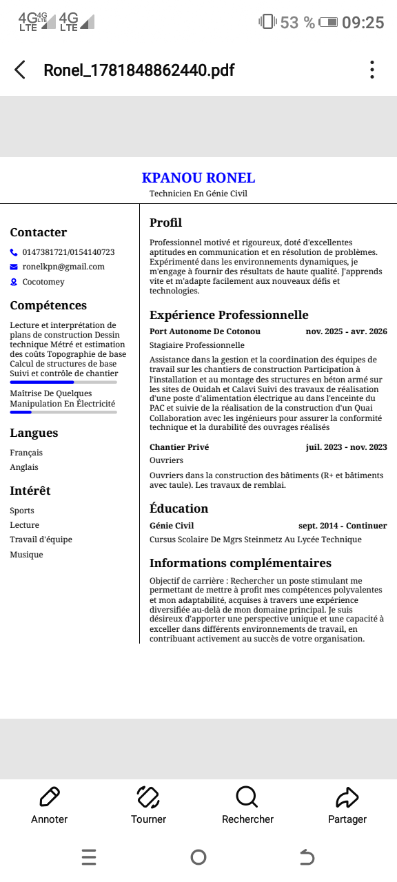 Chef chantier/Magasinier ou HSE